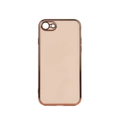 Apple iPhone SE 2022 Kılıf Zore Bark Kenarları Altın Renk Kılıf thumbnail 1