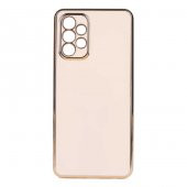 Galaxy A32 4G Kılıf Kamera Korumalı Altın Kenar Tasarım Silikon thumbnail 5