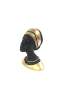 Afrikalı Kadın Figürü Gold thumbnail 2
