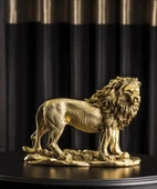 ASLAN FİGÜRÜ GOLD RENKLİ thumbnail 1