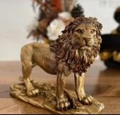 ASLAN FİGÜRÜ GOLD RENKLİ thumbnail 3