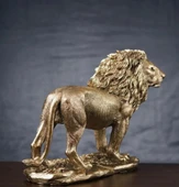ASLAN FİGÜRÜ GOLD RENKLİ thumbnail 2