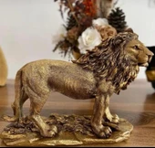 ASLAN FİGÜRÜ GOLD RENKLİ thumbnail 4