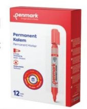 PENMARK PERMANENT MARKOR YUV.UC KIRMIZI12LI 405 03 thumbnail 1