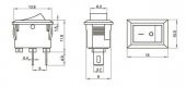 KCD11 Mini On-Off Anahtar - Beyaz - 5 Adet thumbnail 2