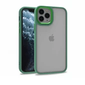 Gpack Apple iPhone 12 Pro Kılıf Flora Sert Silikon Arkası Cam Şeffaf thumbnail 6