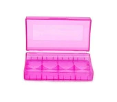Plastik Pil Taşıma Kutusu Pembe 18650 thumbnail 2