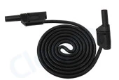Test Kablosu Korumalı Tip Prop Uçlu 0,5 metre Siyah thumbnail 3