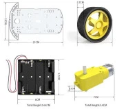 2WD Robot Araba Kiti Arduino thumbnail 4