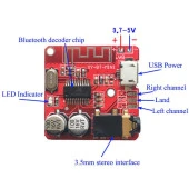 Bluetooth Ses Alıcı Modülü 4.1 Stereo mp3 Decoder thumbnail 3