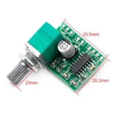 Ayarlı PAM8403 2 Kanal 3W Mini Amplifikatör thumbnail 3
