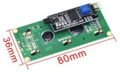 LCD 2x16+ i2c Mavi Arduino thumbnail 3