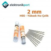 Matkap Ucu 2mm (HSS Yüksek Hız Çelik) thumbnail 1