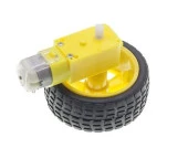 Robot Tekerleği ve DC Motor Seti thumbnail 1