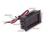 Voltmetre DC 0-100V Panel Tip Kırmızı 0,56 İnch thumbnail 2