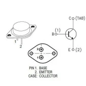 2N3055 Transistör Bjt Npn TO-3 thumbnail 2