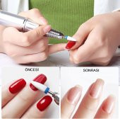 7 PARÇA PROFESYONEL SERAMİK PEDİKÜR MANİKÜR UÇLARI thumbnail 8