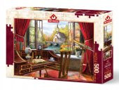 Art Puzzle Çalışma Manzaram 500 Parça Puzzle thumbnail 2