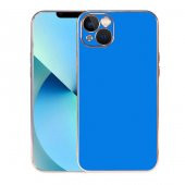iPhone 13 Kılıf Kamera Korumalı Altın Kenar Buzlu Transparan Silikon thumbnail 5