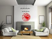Sticker Masters Game of Thrones Logo Duvar Sticker thumbnail 1