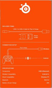 Steelseries Stratus+ Plus Android Ve Windows İçin Bluetooth Oyun Kumandası thumbnail 6