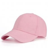Pembe Basic Unisex  Spor Düz  Şapka Kep thumbnail 1