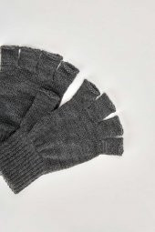 Antrasit Unisex Triko Kesik Eldiven thumbnail 1