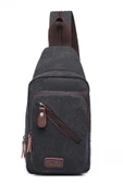 Siyah Unisex Body Bag thumbnail 1