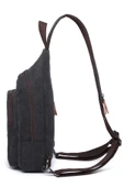 Siyah Unisex Body Bag thumbnail 3