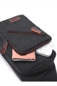 Siyah Unisex Body Bag thumbnail 7