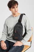Siyah Unisex Body Bag thumbnail 5