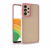 Galaxy A52 Kılıf Zore Flora Buton,Kenar Çevresi Renkli Kılıf thumbnail 7