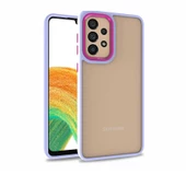 Galaxy A52 Kılıf Zore Flora Buton,Kenar Çevresi Renkli Kılıf thumbnail 5