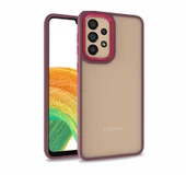 Galaxy A52 Kılıf Zore Flora Buton,Kenar Çevresi Renkli Kılıf thumbnail 2