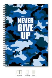 A4 Defter Çizgili 200 syf Never Energy thumbnail 1