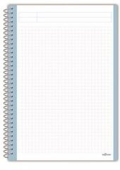 A4 Defter Kareli Dosyalı 160 Syf Mavi thumbnail 2