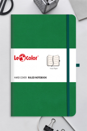 Tarihsiz Klasik Defter Rec Note 13x21 Çizgili Yeşil thumbnail 1