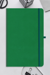 Tarihsiz Klasik Defter Rec Note 13x21 Çizgili Yeşil thumbnail 2