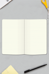 Tarihsiz Klasik Defter Rec Note 13x21 Çizgili Yeşil thumbnail 6