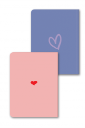 Sevgili Defter Seti 2 li Kalp thumbnail 2