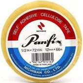 Panfix Bant 12 mm x 66 Şeffaf Bant - 12 ADET thumbnail 1