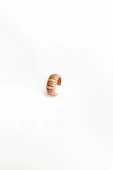 Kalın Taşlı Gümüş Ear Cuff Küpe thumbnail 1