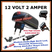 12V 2A DC Standart Adaptör 5.52.5 Uç thumbnail 2