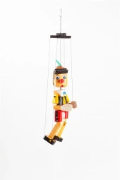 Ahşap Pinokyo Kukla 35 cm thumbnail 6