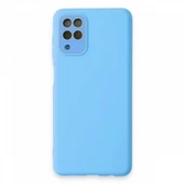 FitCase Samsung Galaxy A22 Glass Kamera Korumalı Lansman Silikon Kapak thumbnail 9