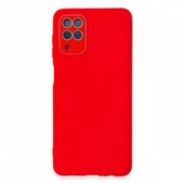 FitCase Samsung Galaxy A22 Glass Kamera Korumalı Lansman Silikon Kapak thumbnail 3