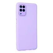 FitCase Samsung Galaxy A22 Glass Kamera Korumalı Lansman Silikon Kapak thumbnail 5