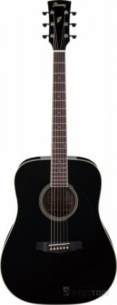 IBANEZ PF15-BK Siyah Akustik Gitar thumbnail 1