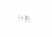 Artema Root Square Ankastre Stop Valf Krom A42729 thumbnail 2