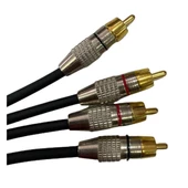 ARS 5 METRE PROFOSYONEL İPEK RCA KABLO thumbnail 3
